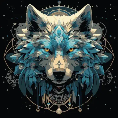 Lobo - Tela Numerada Black
